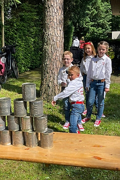 SchuetzenfBSVWedau 2024-05-30 06  Schützenfest - Am 30. Mai war es wieder soweit, Schützenfest des B.S.V. Duisburg-Wedau. Zum Auftakt das Kinderfest mit Dosenwerfen, Hüpfburg und vieles mehr. : DVPJ, Holger II, Kinderprinz Phil II., Prinzessin, Mia I., Prinzessin Mia I., HDK, Duisburg, Karneval, Helau, Tollität, Event, Session 2024, Session 2025, Hauptausschuss, Gemeinschaft, Hauptausschuss Karneval Duisburg, Duisburg ist echt