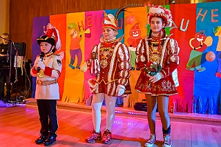 Vogelsang 2024-02-01 12  Seniorenkarneval - Im vollen Saal des Gemeindehaus am Vogelsangplatz wurde bei bester Stimmung Karneval mit den Senioren aus der Gemeinde gefeiert. : DVPJ, Matthias I, Kinderprinz Leonardo I., Prinzessin, Milena I., HDK, Duisburg, Karneval, Helau, Tollität, Event, Session 2023, Session 2024, Hauptausschuss, Gemeinschaft