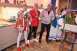 Prinzenem Intercity 2026- 02-10 24  Mal nicht wie immer - Eigentlich ist es Tradition der Roten Funken zu ihrem Prinzenempfang am Mittwoch vor Altweiber zu bitten. Dieses Jahr wurden im IntercityHotel die Tollitätten unvermeidbar einen Tag vorher : DVPJ, Toni I, Kinderprinz Juls I., Juls I., Prinzessin, Aileen I., Prinzessin Aileen I., HDK, Duisburg, Karneval, Helau, Tollität, Event, Session 2025, Session 2026, Hauptausschuss, Gemeinschaft, Hauptausschuss Karneval Duisburg, Duisburg ist echt