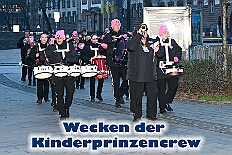 01 Das Wecken 2026- 02-14 01  Unser Tag - ein schöner Tag - Es war 8 Uhr in der Früh als wir am Samstagmorgen, 14. Februar, als wir mit Musik am WYNDHAM Hotel Duisburger Hof geweckt wurden. Danach ging es dann nach Hamborn wo „unser“ Kinderkarnevalszug pünktlich um 11:11 Uhr startete. Zu Mittagszeit gab es dann anschließend eine Empfang für uns und die Teneriffa Delegation. : DVPJ, Toni I, Kinderprinz Juls I., Juls I., Prinzessin, Aileen I., Prinzessin Aileen I., HDK, Duisburg, Karneval, Helau, Tollität, Event, Session 2025, Session 2026, Hauptausschuss, Gemeinschaft, Hauptausschuss Karneval Duisburg, Duisburg ist echt